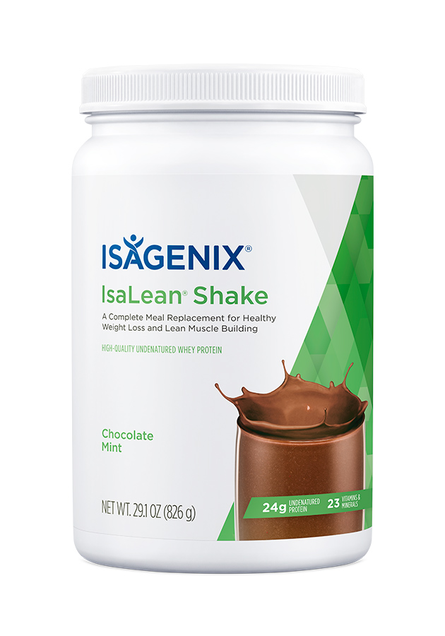 Isagenix IsaLean Shake Chocolate Mint Cannister